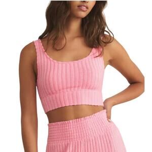 Z Supply Zoe Rib Tank Top Passionfruit NWT